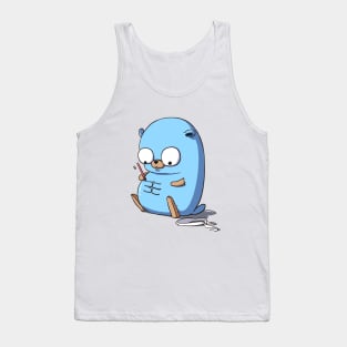 Golang Gopher Go Six Pack Tank Top